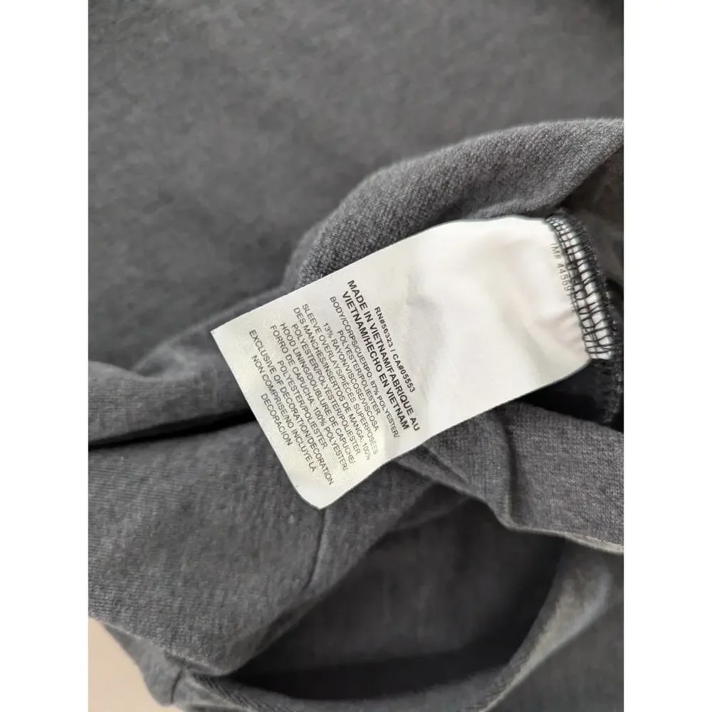 Nike Men's Medium USC Trojans Jacket Grey Full Zip Hoodie TEAM ISSUE